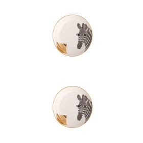 Porland 04ALM006455 Wild Life Zebra 17 cm 6'lı Kase