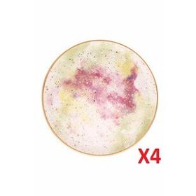 Porland 04ALM006665 Cosmos Desen 24 cm Düz Tabak