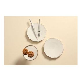 Porland 04ALM007285 21 cm Tide Platin Düz Tabak