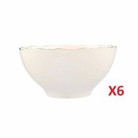 Porland 04ALM007411 22 cm 6'lı Altın Yaldız Kase