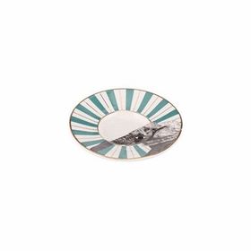 Porland 04ALM007476 Wild Life Elephant 11 cm Çay Tabağı