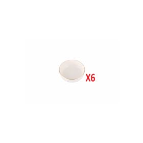 Porland 04ALM007683 Chopin 10 cm 6'lı Altın Yaldız Mini Kase