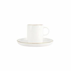 Porland 04ALM007754 200 cc Chopin Altın Yaldız Tabaklı Çay Fincanı