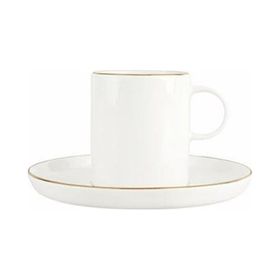 Porland 04ALM007754 200 cc Chopin Altın Yaldız Tabaklı Çay Fincanı