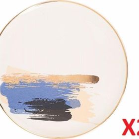 Porland 04ALM007902 21 cm 2'li Dash Düz Pasta Tabağı
