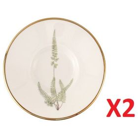 Porland 04ALM008007 11 cm 2'li Botanical Çay Tabağı