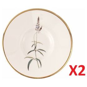 Porland 04ALM008013 11 cm 2'li Botanical Çay Tabağı
