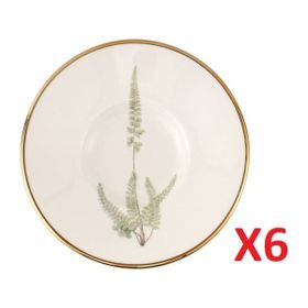 Porland 04ALM008013 11 cm Botanical Desen 6 Çay Tabağı