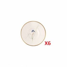 Porland 04ALM008013 11 cm Botanical Desen 6 Çay Tabağı