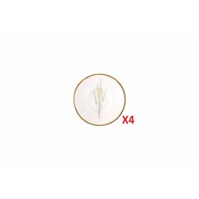 Porland 04ALM008015 11 cm Botanical Desen 7 Çay Tabağı