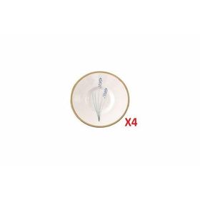 Porland 04ALM008017 11 cm Botanical Desen 11 Çay Tabağı