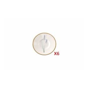 Porland 04ALM008017 11 cm Botanical Desen 11 Çay Tabağı