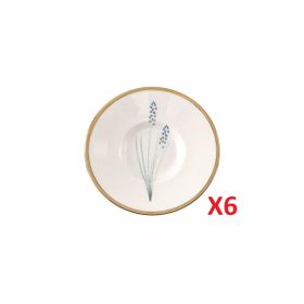 Porland 04ALM008020 11 cm Botanical 6'lı Çay Tabağı