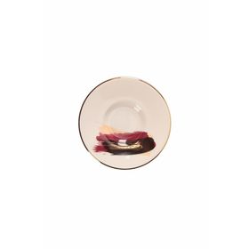 Porland 04ALM008504 11 cm Dash Desen Çay Tabağı