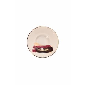 Porland 04ALM008504 11 cm Dash Desen Çay Tabağı