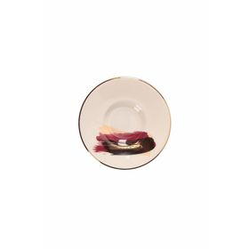 Porland 04ALM008504 11 cm Dash Desen Çay Tabağı