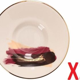 Porland 04ALM008504 Dash Desen 11 cm 2'li Çay Tabağı