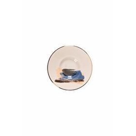 Porland 04ALM008506 11 cm Dash Desen Çay Tabağı
