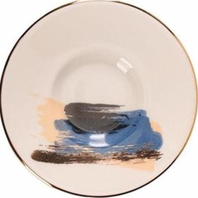 Porland 04ALM008506 11 cm Dash Desen Çay Tabağı