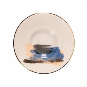 Porland 04ALM008506 11 cm Dash Desen Çay Tabağı