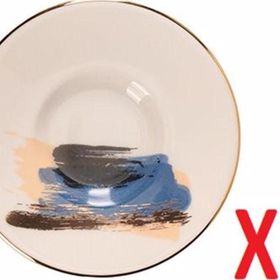 Porland 04ALM008506 Dash Desen 11 cm 2'li Çay Tabağı