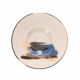 Porland 04ALM008506 Dash Desen 11 cm 4'lü Çay Tabağı
