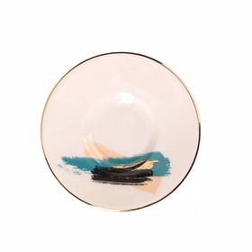 Porland 04ALM008508 Dash Desen 11 cm 2'li Çay Tabağı