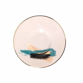 Porland 04ALM008508 Dash Desen 11 cm 6'lı Çay Tabağı