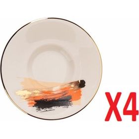 Porland 04ALM008510 Dash Desen 11 cm Çay Tabağı