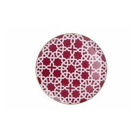 Porland 04A+P018771 Desen5 Fuşya 28 cm Morocco Düz Tabak