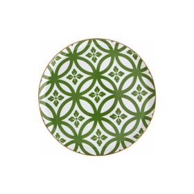 Porland 04A+P018853 Desen1 Yeşil 20 cm Morocco Düz Tabak