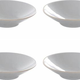 Porland 04AP019525 20 cm 4'lü Altın Yaldız Çukur Tabak