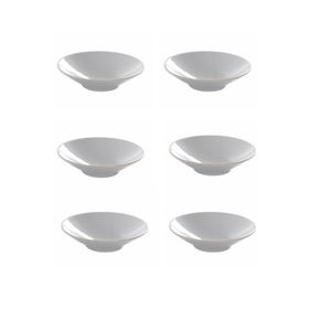 Porland 04AP019525 20 cm 6'lı Altın Yaldız Çukur Tabak