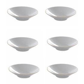 Porland 04AP019525 20 cm 6'lı Altın Yaldız Çukur Tabak