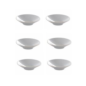 Porland 04AP019525 20 cm 6'lı Altın Yaldız Çukur Tabak