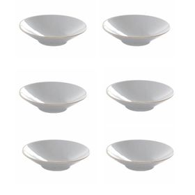 Porland 04AP019525 20 cm 6'lı Altın Yaldız Çukur Tabak