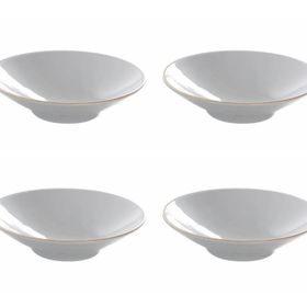 Porland 04AP019525 20 cm Altın Yaldız Çukur Tabak