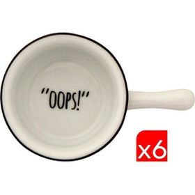 Porland 04AP020396 Be Happy 6 cm 6'lı Çok Amaçlı Mini Kase