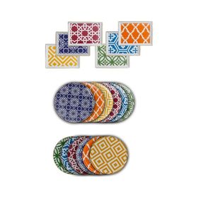 Porland 04A+P021276 A+P Morocco Karma 18 Parça İkram ve Kahvaltı Takımı