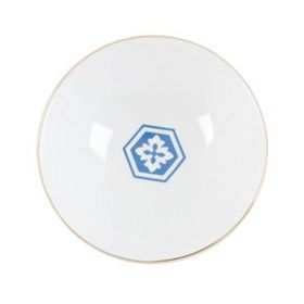 Porland 04A+P021326 20 cm Morocco Desen2 Mavi Çukur Tabak