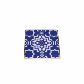Porland 04A+P021653 10x10 cm Morocco Desen 7 Mor Bardak Altlığı