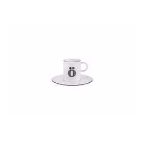 Porland 04A+P021906 Harf Ö Tabaklı 85 cc Kahve Fincanı