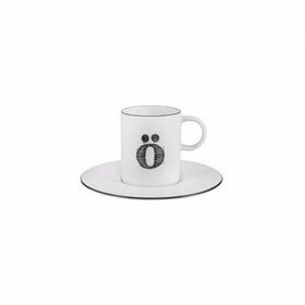 Porland 04A+P021906 Harf Ö Tabaklı 85 cc Kahve Fincanı