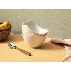 Porland 04AP022360 Lotus Beyaz 16 CM 2'li Kase