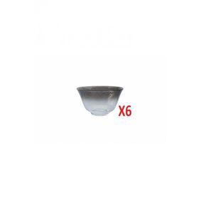 Porland 04FIA002582 13 cm 6'lı Draco Füme Kase