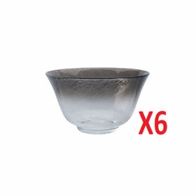 Porland 04FIA002582 13 cm 6'lı Draco Füme Kase