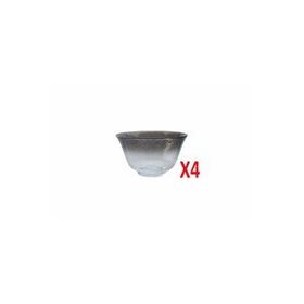 Porland 04FIA002582 Draco Füme 13 cm 4'lü Kase
