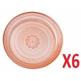 Porland 04FIA002587 Lina Turuncu 12 cm 6'lı Tabak
