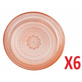 Porland 04FIA002589 Lina Turuncu 17 cm 6'lı Tabak