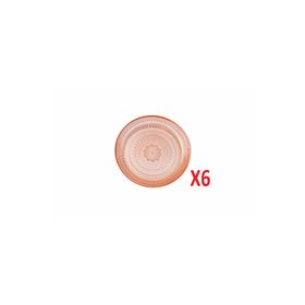 Porland 04FIA002589 Lina Turuncu 17 cm 6'lı Tabak
